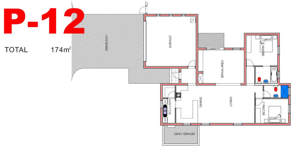 Ougat Bouers plan P12 Floor Plan