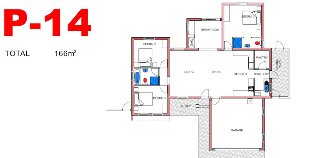 Ougat Bouers plan P14 Floor Plan