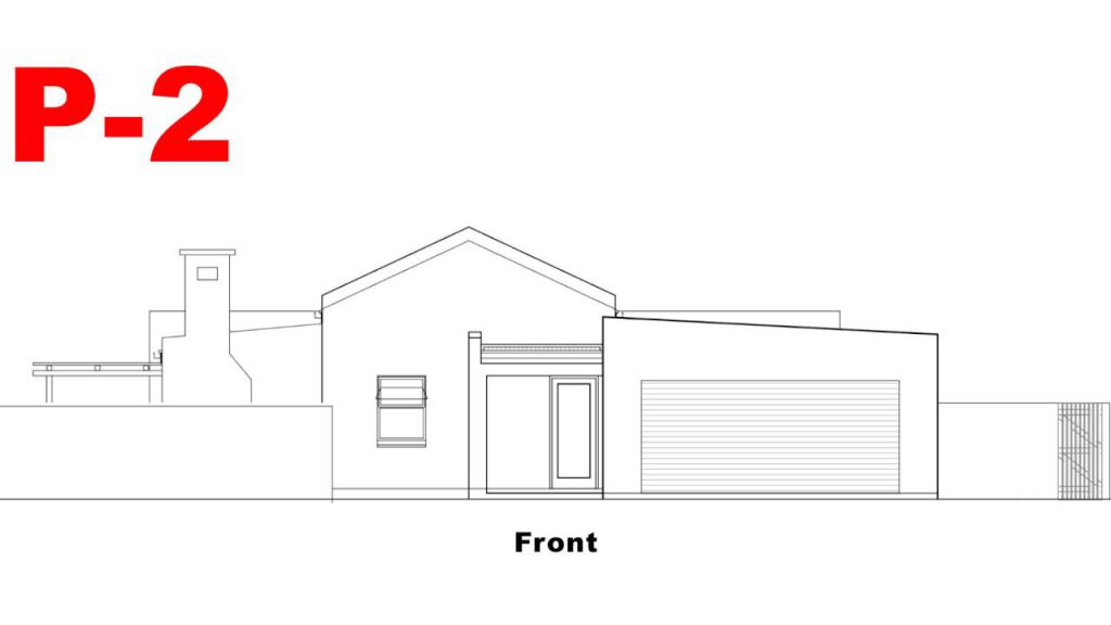 Ougat Bouers plan P2 front view