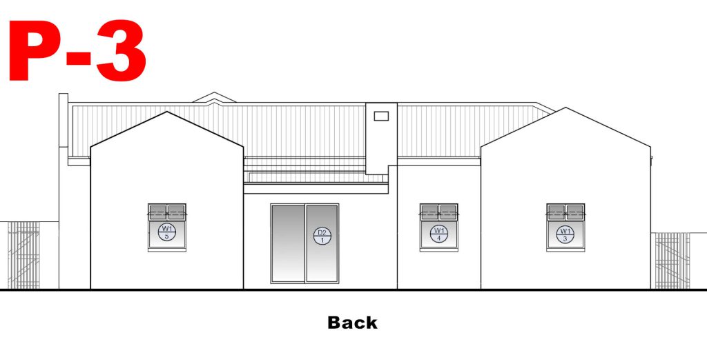 Ougat Bouers plan P3 Back view