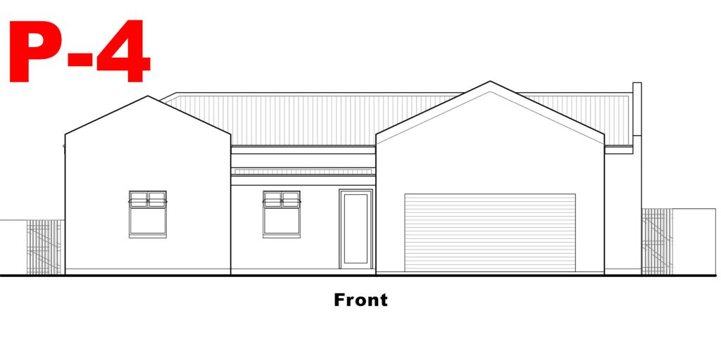 Ougat Bouers plan P4 Front view
