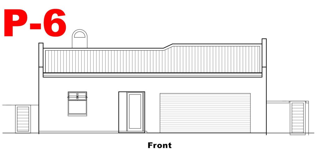 Ougat Bouers plan P6 Front view